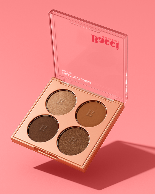 fard a paupières 4 couleurs