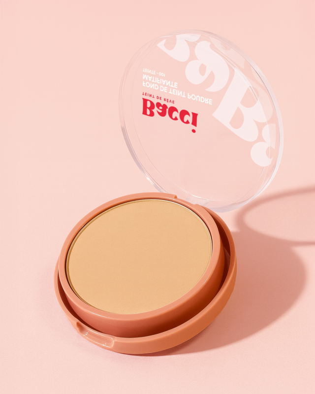 Fond de teint poudre matifiante