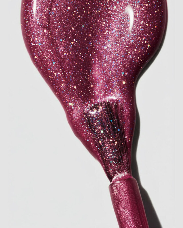 Trace vernis paillettes