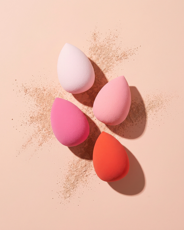 Lot de 4 éponges à maquillage